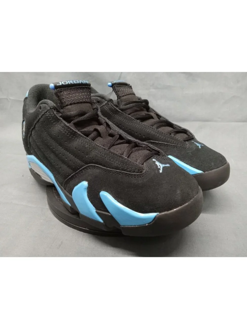 Nike Air Jordan 14 Retro (GS) Black University Blue Boys Size 5.5 NEW NO BOX!